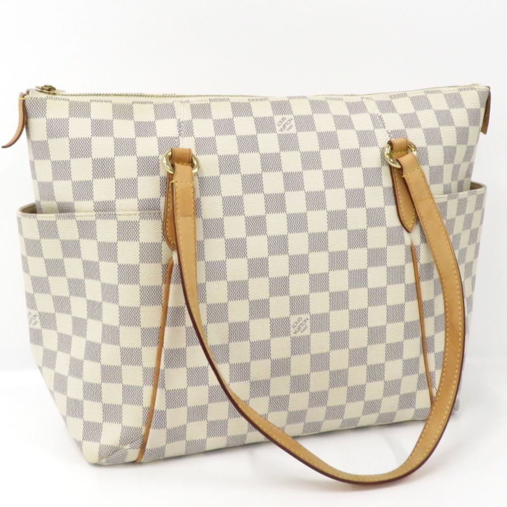 Louis Vuitton Totally MM Tote Bag Damier Azur